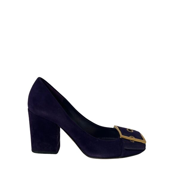 Gucci Suede Studded Pumps 37 - Picture 1 of 4